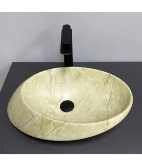 Умывальник (раковина) VBI ROTELLO BEIGE ONYX MATT накладной (VBI-017103)