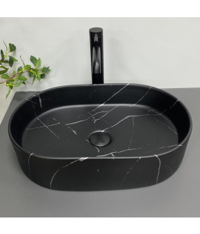 Умывальник (раковина) VBI VERONA 50 BLACK MARMO MATT накладной (VBI-011328)