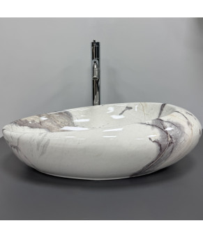 Умывальник (раковина) VBI VICENZA SAND GLOSSY накладной (VBI-014803)