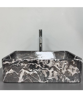Умывальник (раковина) VBI ASTI M BLACK ONYX накладной (VBI-013006)