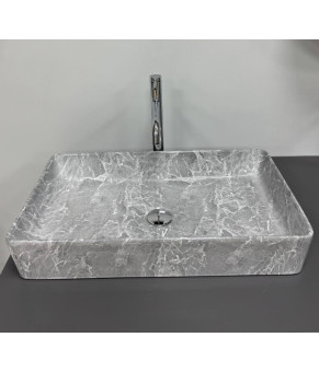Умывальник (раковина) VBI TRIEST GREY STONE накладной (VBI-012716)