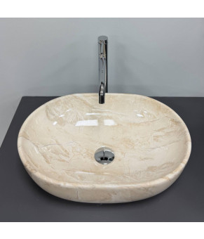 Умывальник (раковина) VBI MODENA S BEIGE STONE GLOSSY накладной (VBI-012007)
