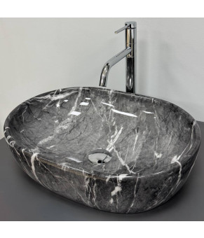 Умывальник (раковина) VBI MODENA S BLACK ONYX накладной (VBI-012008)