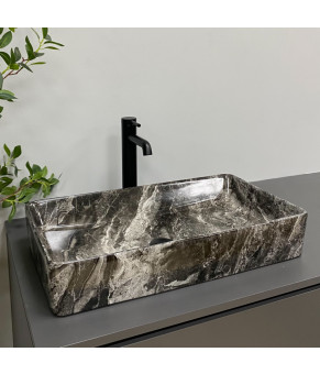 Умывальник (раковина) VBI TRIEST ANTHRACITE MARBLE накладной (VBI-012717)