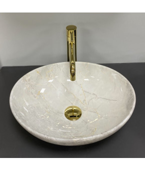 Умывальник (раковина) VBI PARMA LIGHT STONE GLOSSY накладной (VBI-011026)