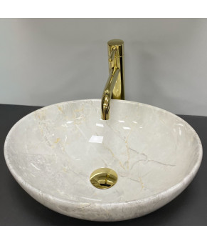 Умывальник (раковина) VBI PARMA LIGHT STONE GLOSSY накладной (VBI-011026)
