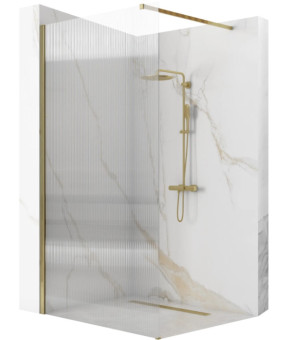 Душевая стенка REA AERO 90 INTIMO BRUSHED GOLD (REA-K4124)