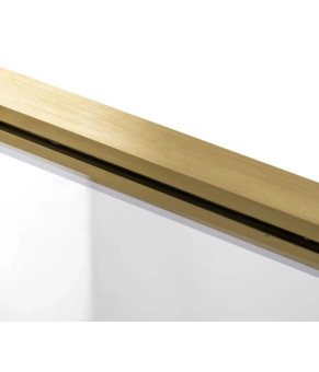 Душевая стенка REA AERO 110 BRUSHED GOLD (REA-K9840)