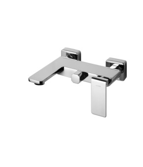 Смеситель для ванны и душа CORSAN TRINO CHROME настенный с изливом * (CMZ055CH)