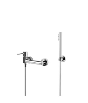 Смеситель для ванны и душа CORSAN LUGO CHROME настенный без излива (CMZ065CH)