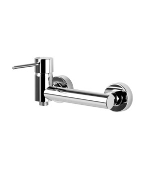 Смеситель для ванны и душа CORSAN LUGO CHROME настенный без излива (CMZ065CH)