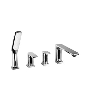 Смеситель для ванны CORSAN TRINO CHROME на борт ванны * (CMB7142CH)