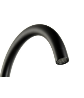Смеситель для ванны CORSAN LUGO BLACK MATT черный напольный (CMB7535BL)