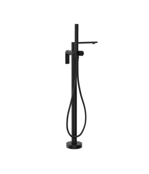 Смеситель для ванны CORSAN TRINO BLACK MATT напольный * (CMB7159BL)