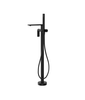 Смеситель для ванны CORSAN TRINO BLACK MATT напольный * (CMB7159BL)