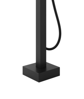 Смеситель для ванны CORSAN ANGO BLACK MATT черный напольный (CMB3020BL)