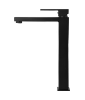 Смеситель для раковины (умывальника) CORSAN ANGO BLACK MATT черный высокий * (CMB3029BL)