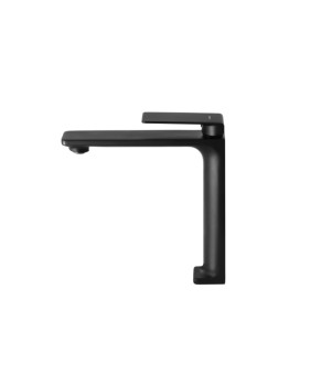 Смеситель для раковины (умывальника) CORSAN TRINO BLACK MATT черный высокий * (CMB7112BL)