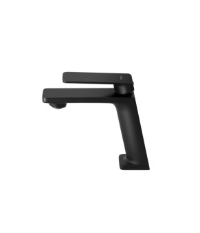 Смеситель для раковины (умывальника) CORSAN TRINO BLACK MATT черный низкий * (CMB7111BL)