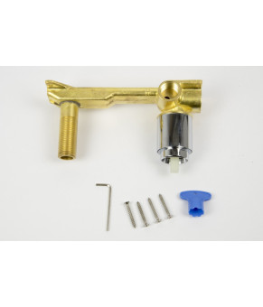 Смеситель для раковини (умывальника) CORSAN LUGO GOLD + BOX скрытого монтажа * (CMB7515GL)