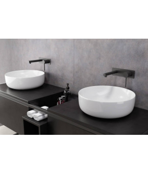 Смеситель для раковини (умывальника) CORSAN LUGO BLACK MATT + BOX  скрытого монтажа * (CMB7515BL)