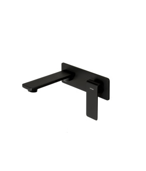 Смеситель для раковины (умывальника) CORSAN TRINO BLACK MATT + BOX скрытого монтажа * (CMB7115BL)