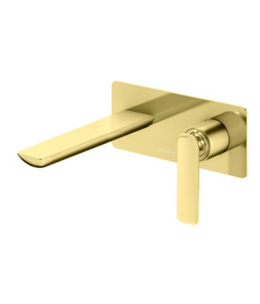 Смеситель для раковины (умывальника) KOHLMAN EXPERIENCE GOLD + BOX скрытого монтажа * (QW185EGD)