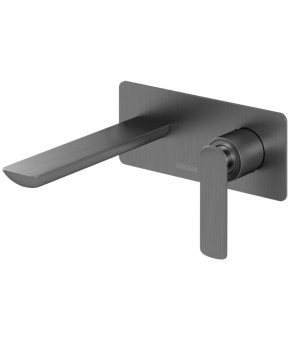 Смеситель для раковины (умывальника) KOHLMAN EXPERIENCE GRAPHITE + BOX скрытого монтажа * (QW185EG)