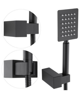 Душевая система YOKA DUAL BLACK + BOX скрытого монтажа * (BP.DUAL-BLK)