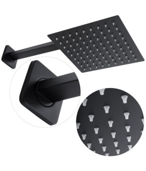 Душевая система YOKA DUAL BLACK + BOX скрытого монтажа * (BP.DUAL-BLK)
