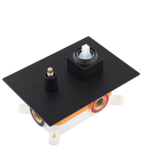 Душевая система YOKA DUAL BLACK + BOX скрытого монтажа * (BP.DUAL-BLK)