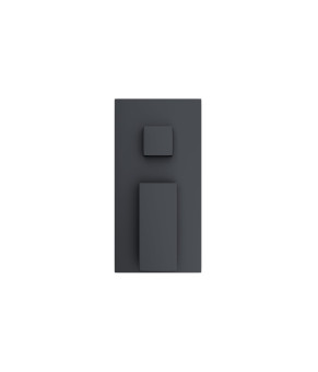 Душевая система CORSAN ADOUR BLACK + BOX скрытого монтажа * (Z01MBL)