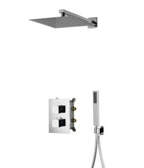 Душевая система CORSAN ADOUR CHROMЕ с термостатом + BOX скрытого монтажа * (Z01TCH)