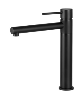 Смеситель для кухни CORSAN LUGO BLACK MATT черный з подвижным носиком * (CMB7521BL)