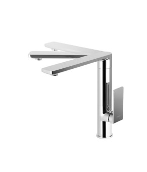 Смеситель для кухни CORSAN TRINO CHROME хром з подвижным носиком * (CMB7121CH)