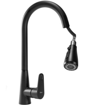 Смеситель для кухни REA MILD BLACK черный  (REA-B4800)