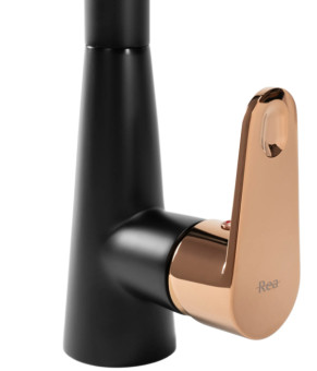 Смеситель для кухни REA MILD BLACK ROSE GOLD (REA-B4801)