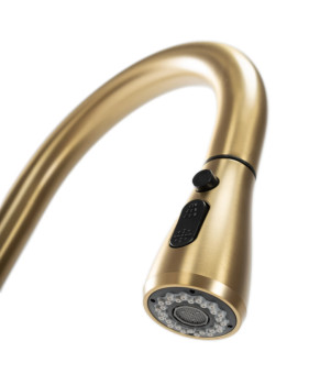 Смеситель для кухни REA MILD BRUSHED GOLD матовое золото (REA-B4803)