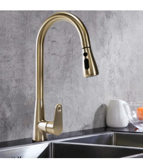 Смеситель для кухни REA MILD BRUSHED GOLD матовое золото (REA-B4803)