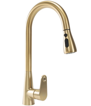 Смеситель для кухни REA MILD BRUSHED GOLD матовое золото (REA-B4803)