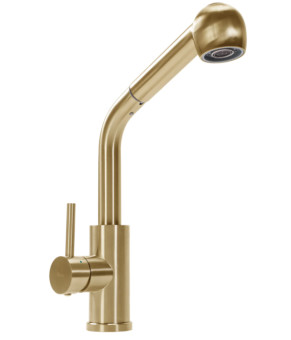 Смеситель для кухни REA TROY BRUSHED GOLD матовое золото (REA-B6302)