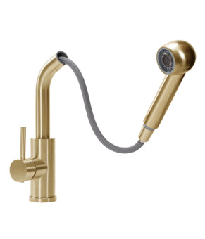 Смеситель для кухни REA TROY BRUSHED GOLD матовое золото (REA-B6302)