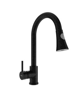 Смеситель для кухни MEXEN ELIA BLACK пятнистый черный * (MEX-670101-76)