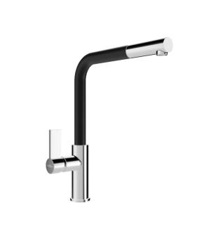 Смеситель для кухни MEXEN FLORA BLACK CHROME черный хром * (MEX-670401-07)