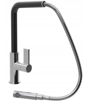 Смеситель для кухни GRANITAN LINEA BLACK CHROME * (LINEA-BL)