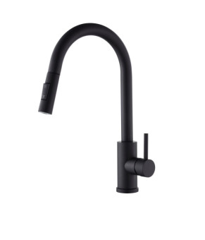 Смеситель для кухни VBI FLUSSO BLACK (VBI-055000BL)