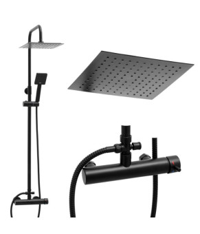 Душевой гарнитур YOKA  FLOVA 25 BLACK черный * (BP.FLOVA 25 BLK)