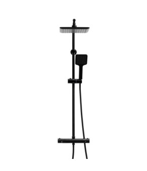 Душевой гарнитур YOKA BODO 23 BLACK с термостатом * (BP.BODO-THERM-23-BLK)