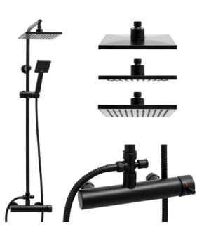 Душевой гарнитур YOKA TIKI-BLK BLACK чорный * (BP.TIKI-BLK)
