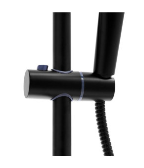 Душевой гарнитур YOKA SABA 25 BLACK з изливом * (BP.SABA25-BLK)